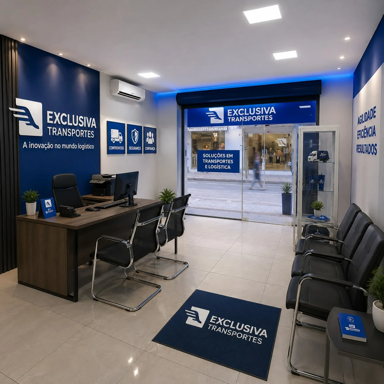 Base Operacional da Exclusiva Transportes em Cariacica - ES